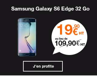 Samsung Galaxy S6 Edge 32 Go - 19€ au lieu de 139€